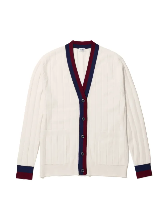 The Sinclair - Cream/Navy/Port sold by Kule