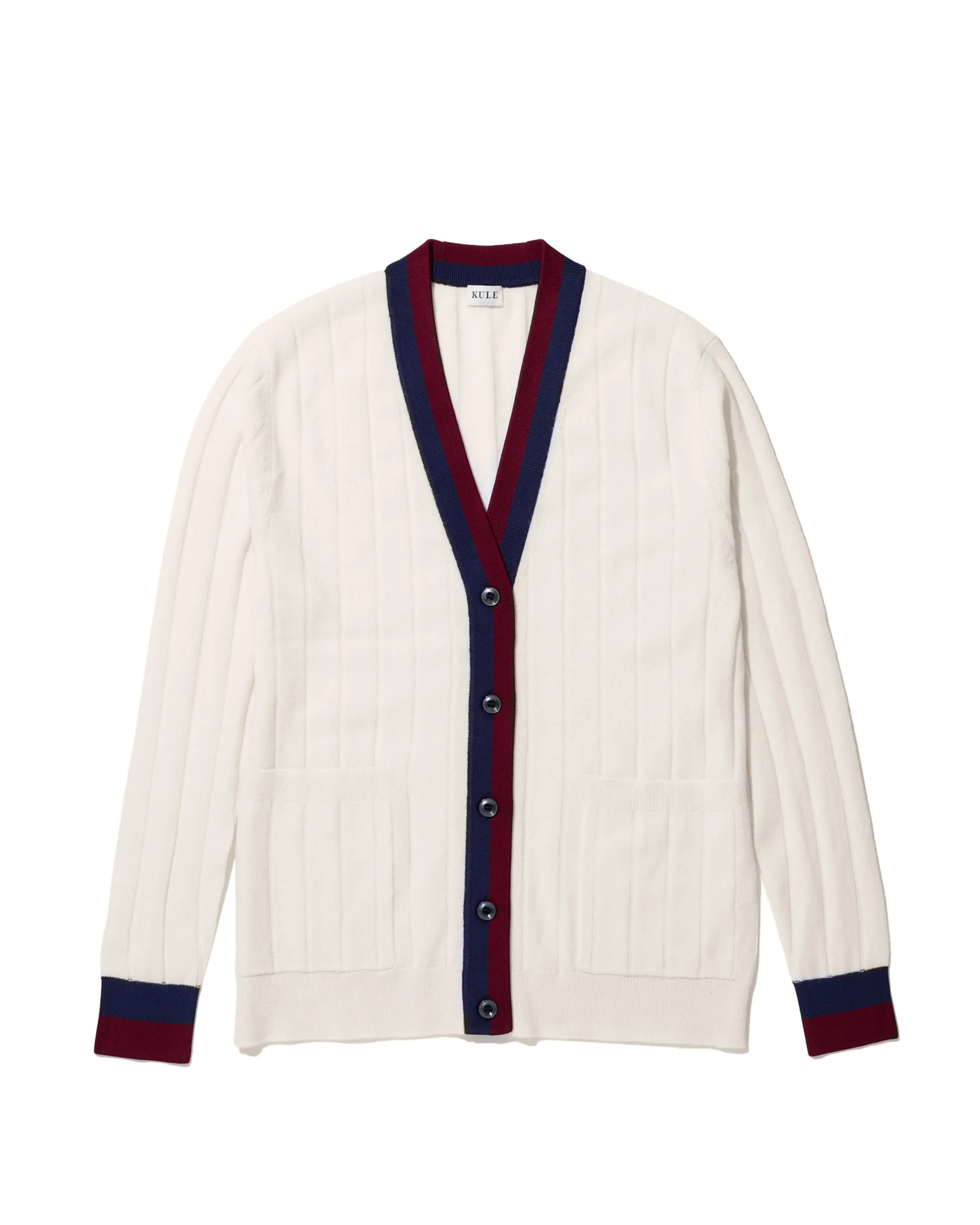 The Sinclair - Cream/Navy/Port sold by Kule