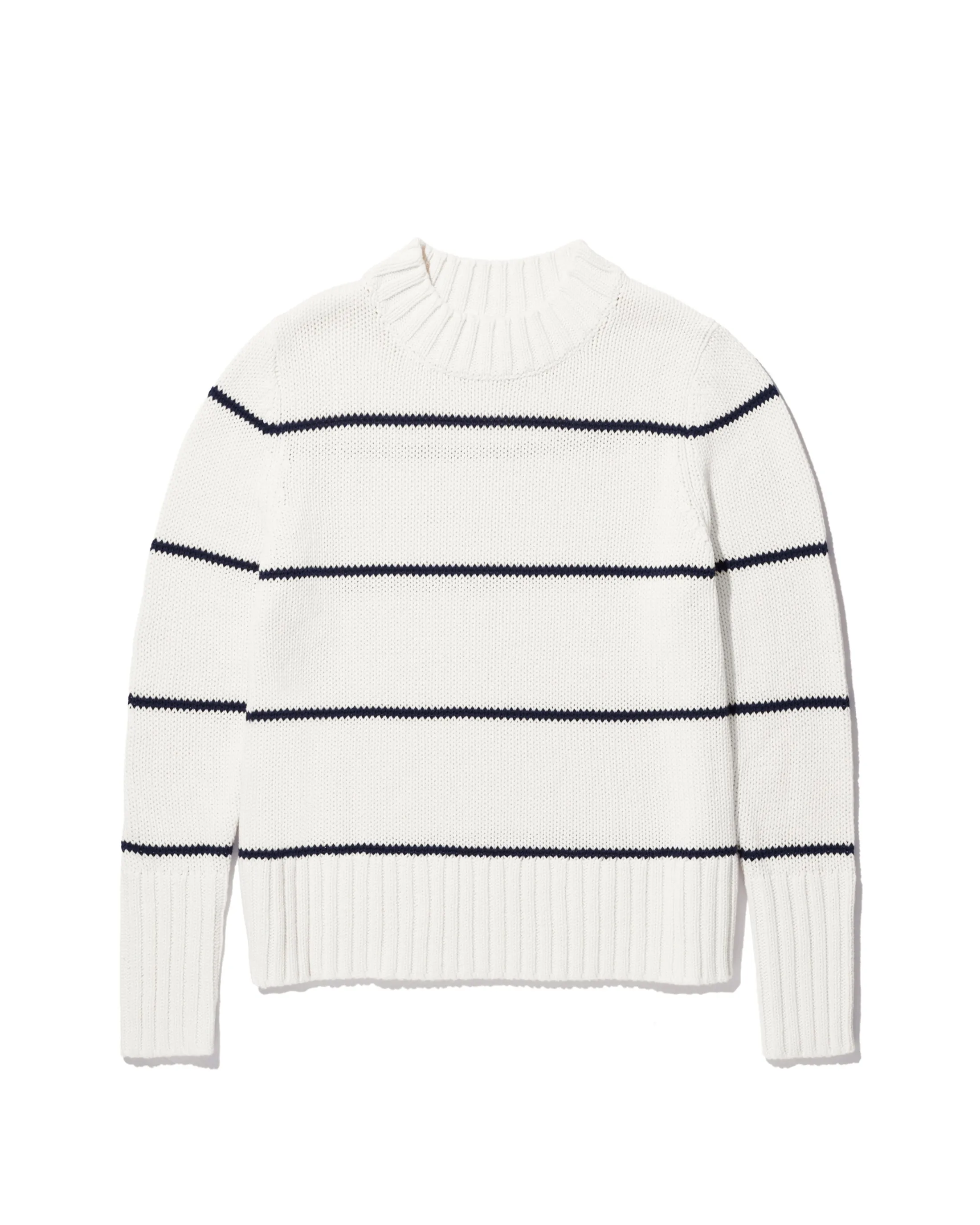 The Tatum - Cream/Navy Ministripe sold by Kule
