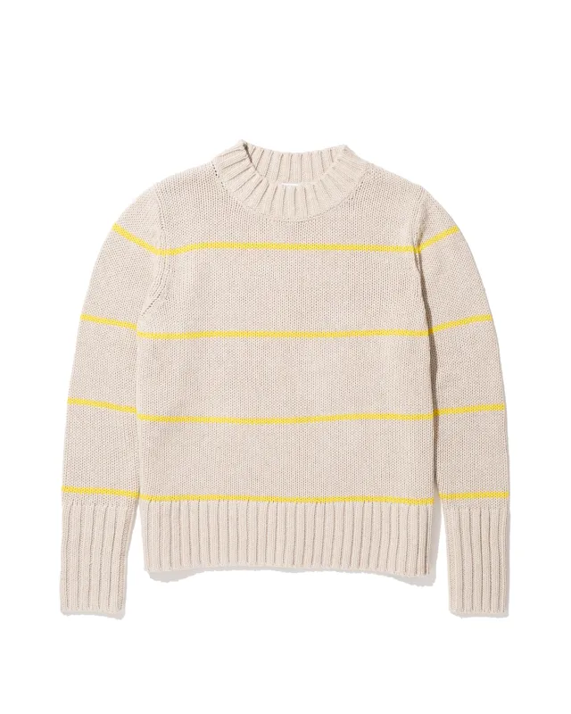The Tatum - Khaki/Yellow Ministripe made by Kule