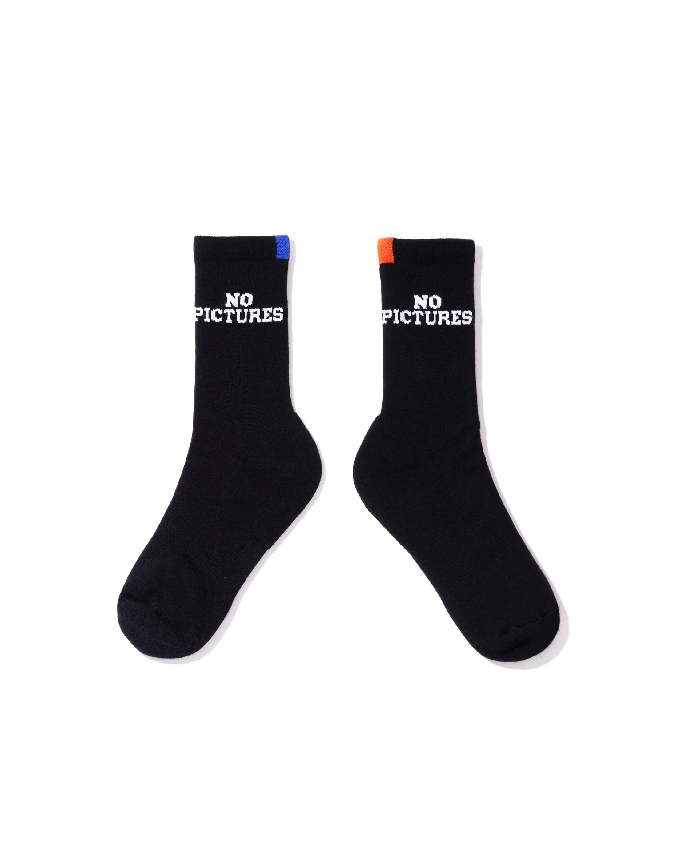 The Women's No Pictures Socks - Black sold by Kule