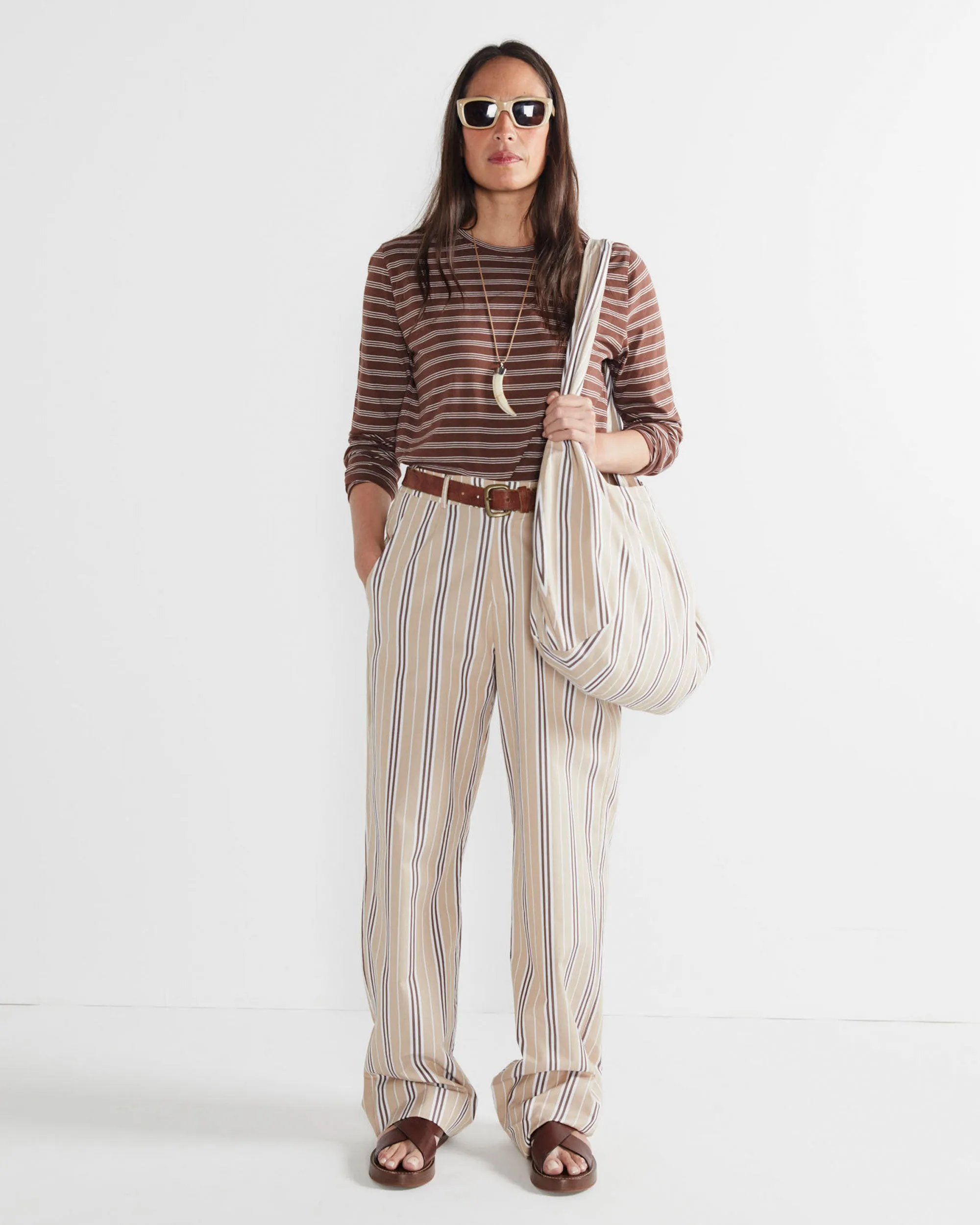The Sac - Khaki/Brown/White sold by Kule product image thumbnail 3