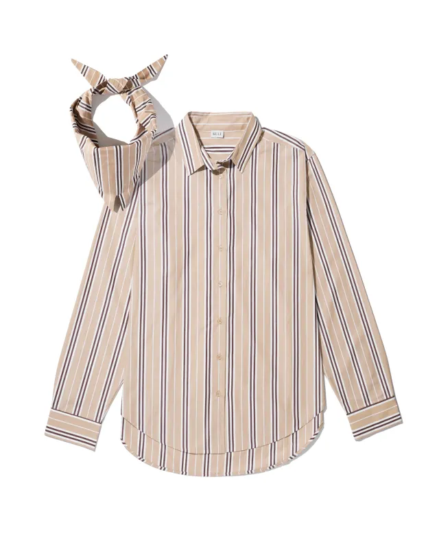 The Shellona - Khaki/Brown/White made by Kule