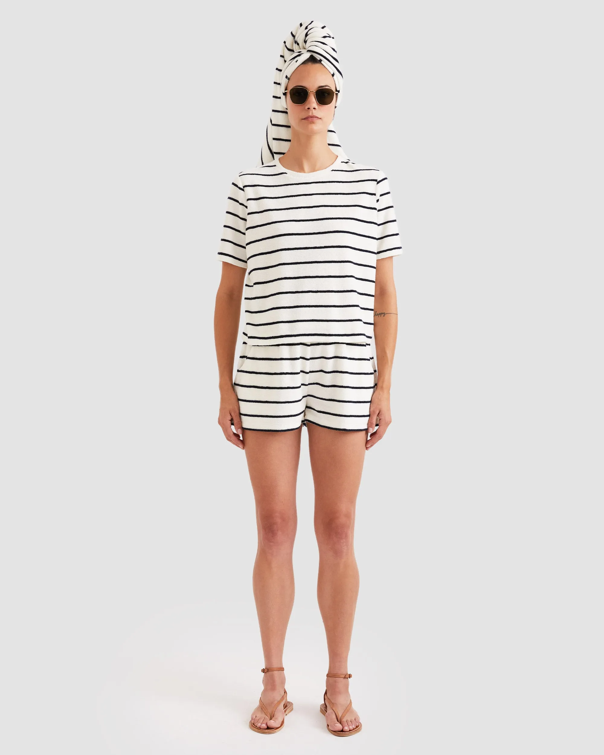 The Terry Venus - Cream/Navy sold by Kule product image thumbnail 2