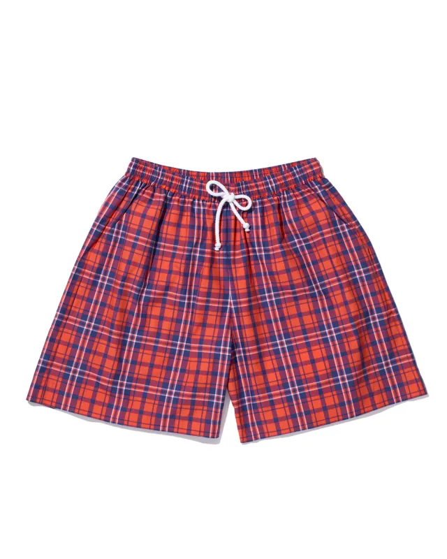 The Squid - Poppy/Navy Plaid made by Kule