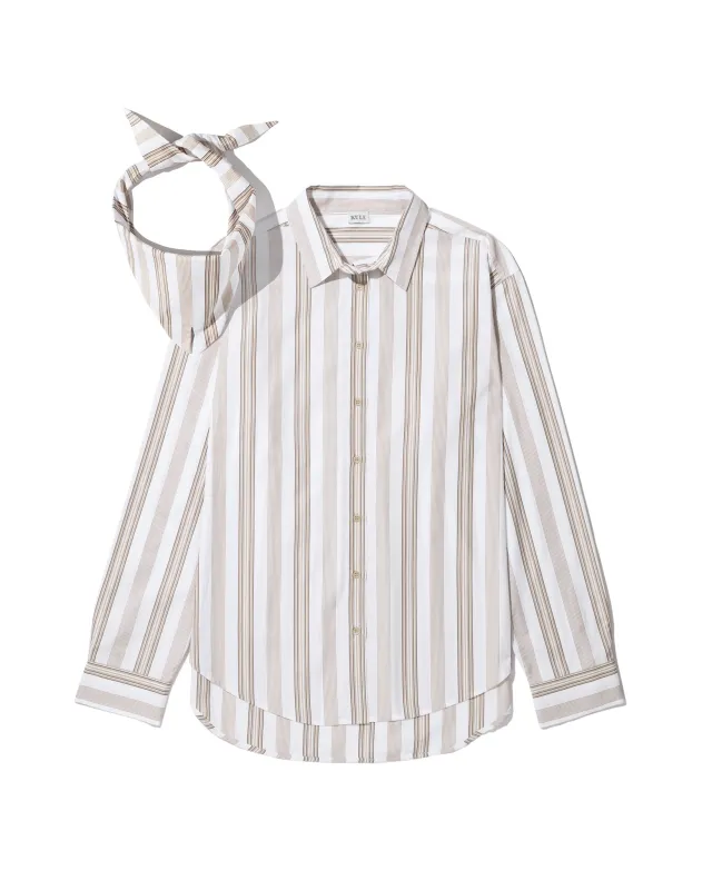 The Shellona - White/Khaki/Brown made by Kule