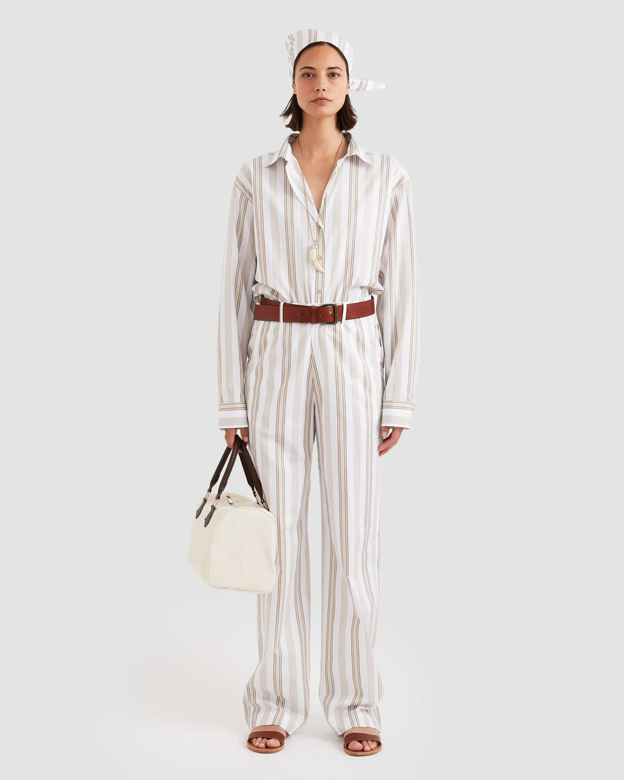 The Shellona - White/Khaki/Brown sold by Kule product image thumbnail 2