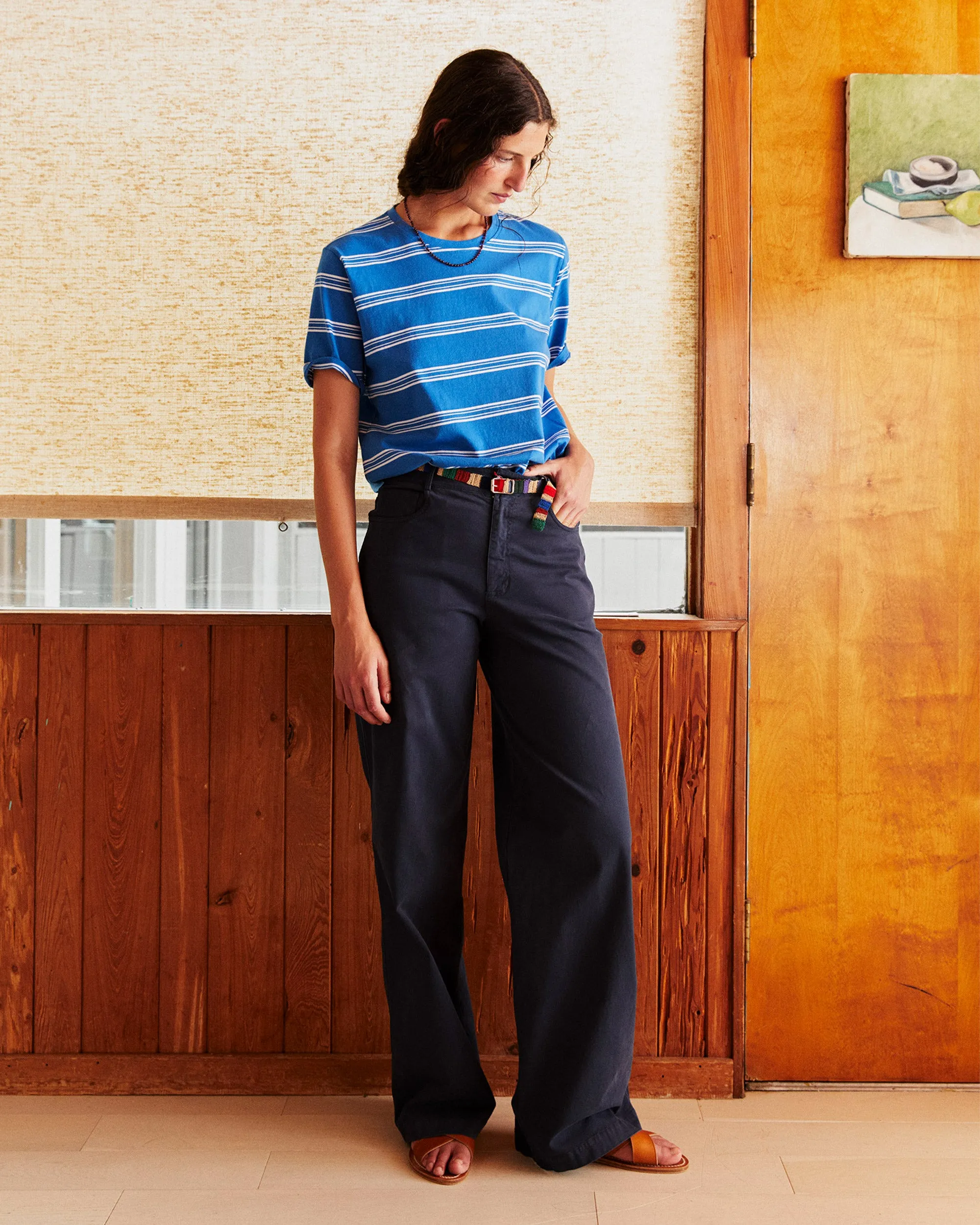 The Modern - Royal/White Mixed Stripe sold by Kule product image thumbnail 3