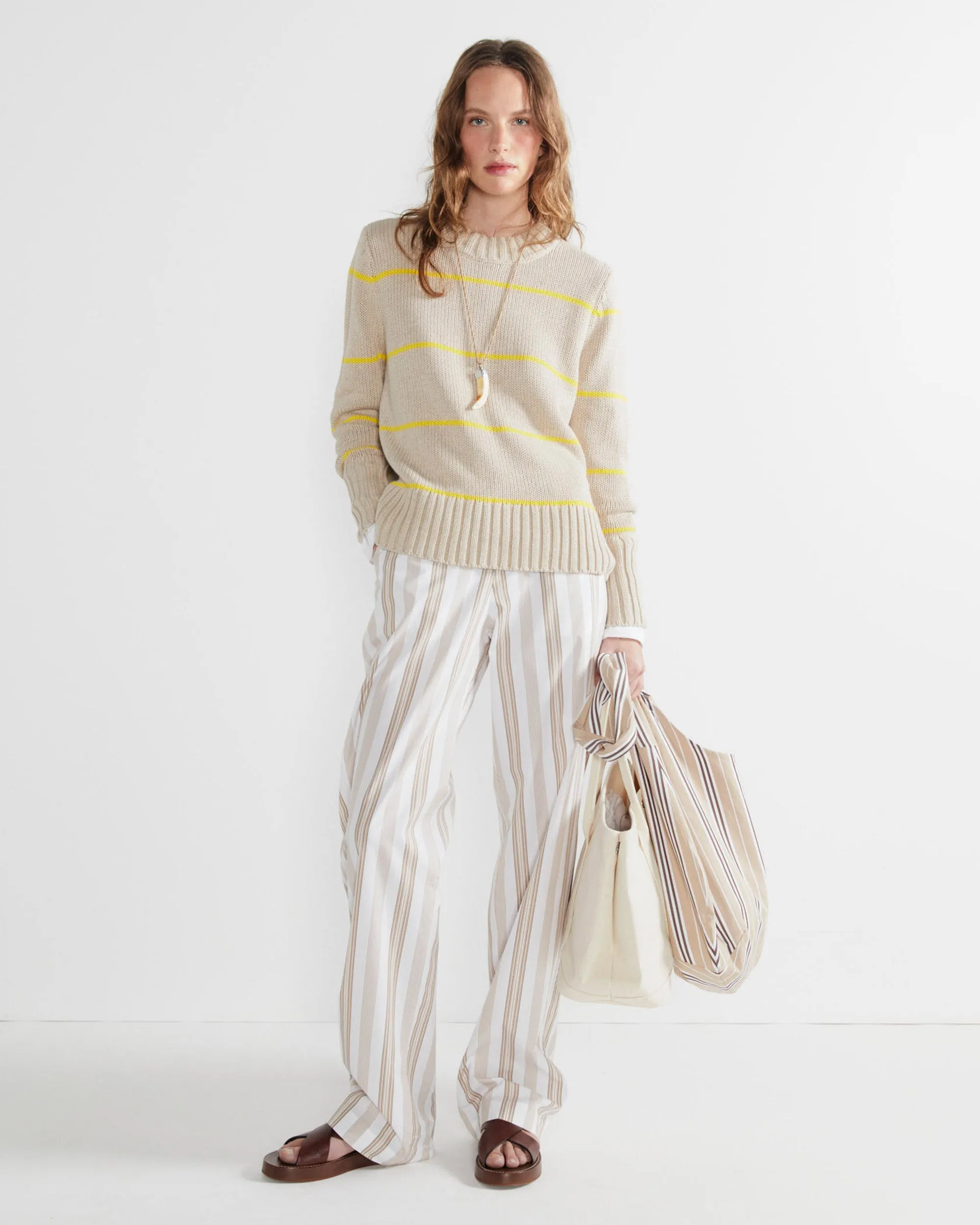 The Grable - White/Khaki/Brown sold by Kule product image thumbnail 5