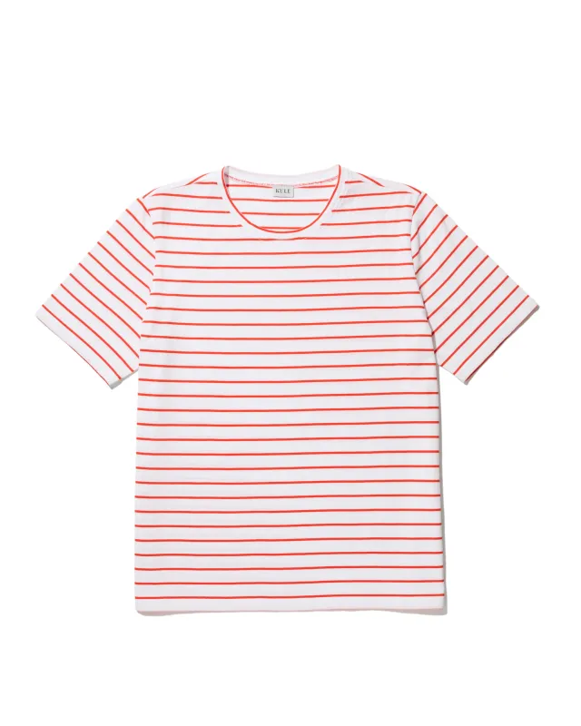 The Modern - White/Poppy Pinstripe made by Kule