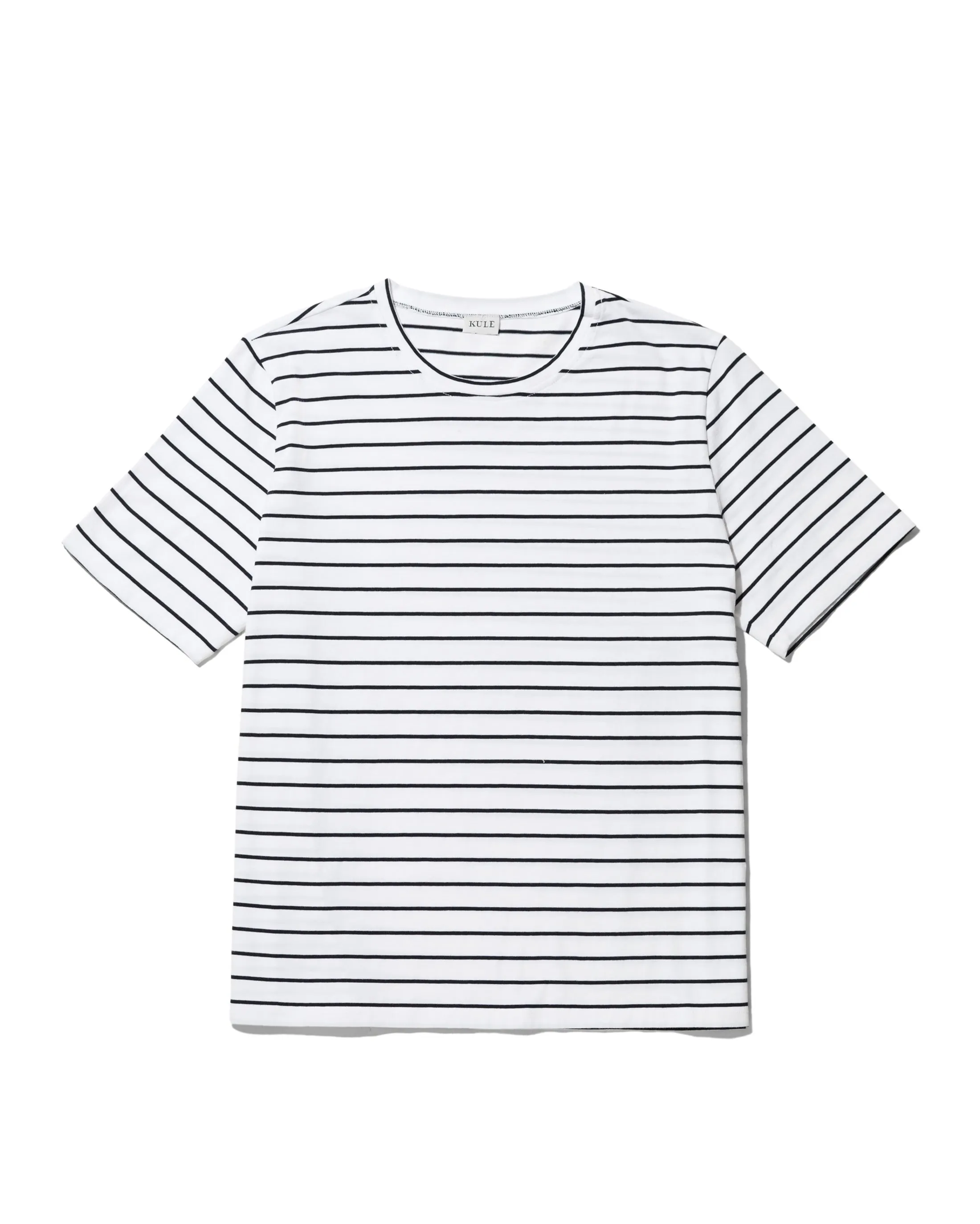 The Striped Modern - White/Navy Pinstripe sold by Kule