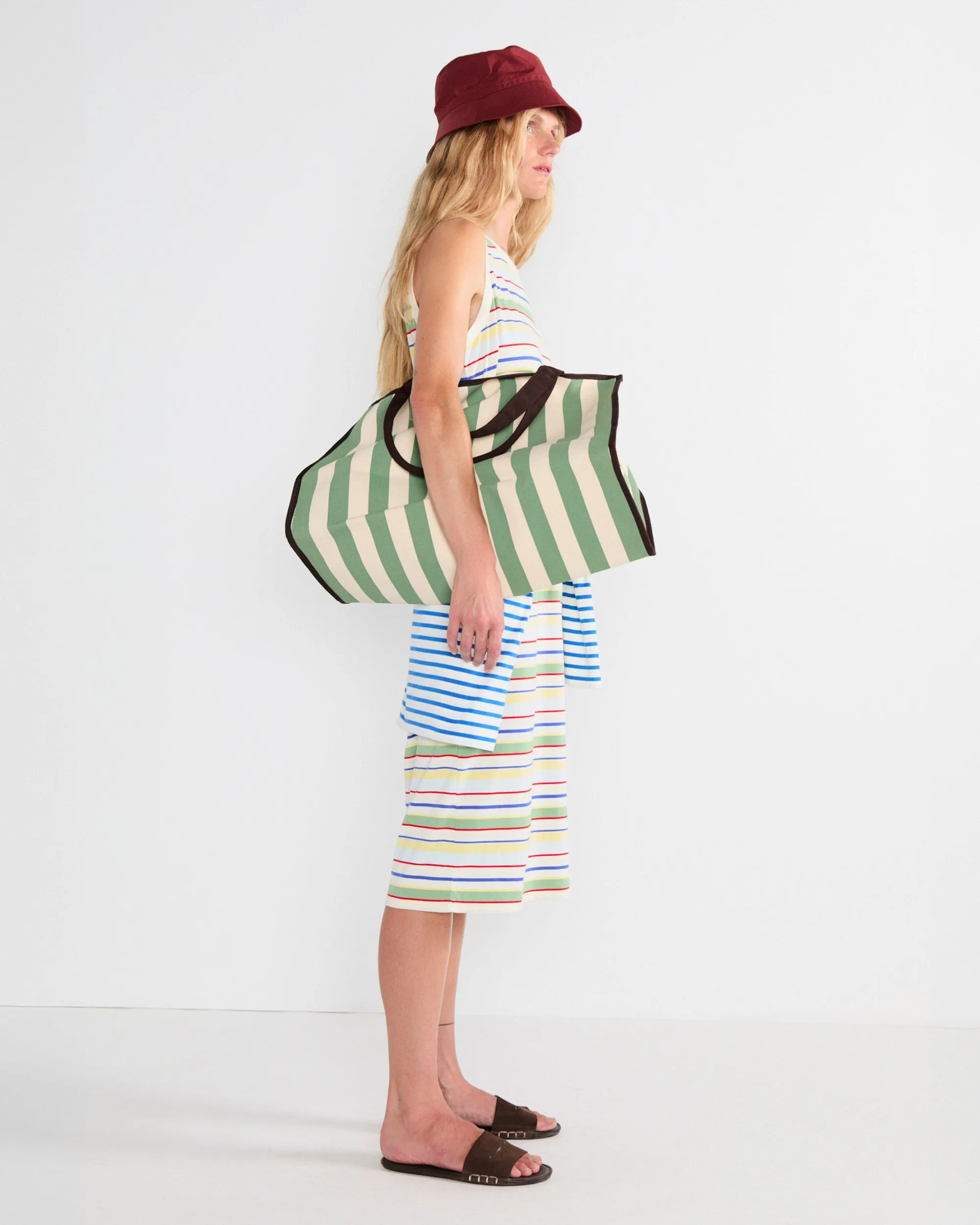 The Tank Dress - Rainbow Multistripe sold by Kule product image thumbnail 3