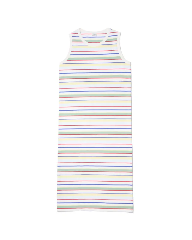 The Tank Dress - Rainbow Multistripe made by Kule
