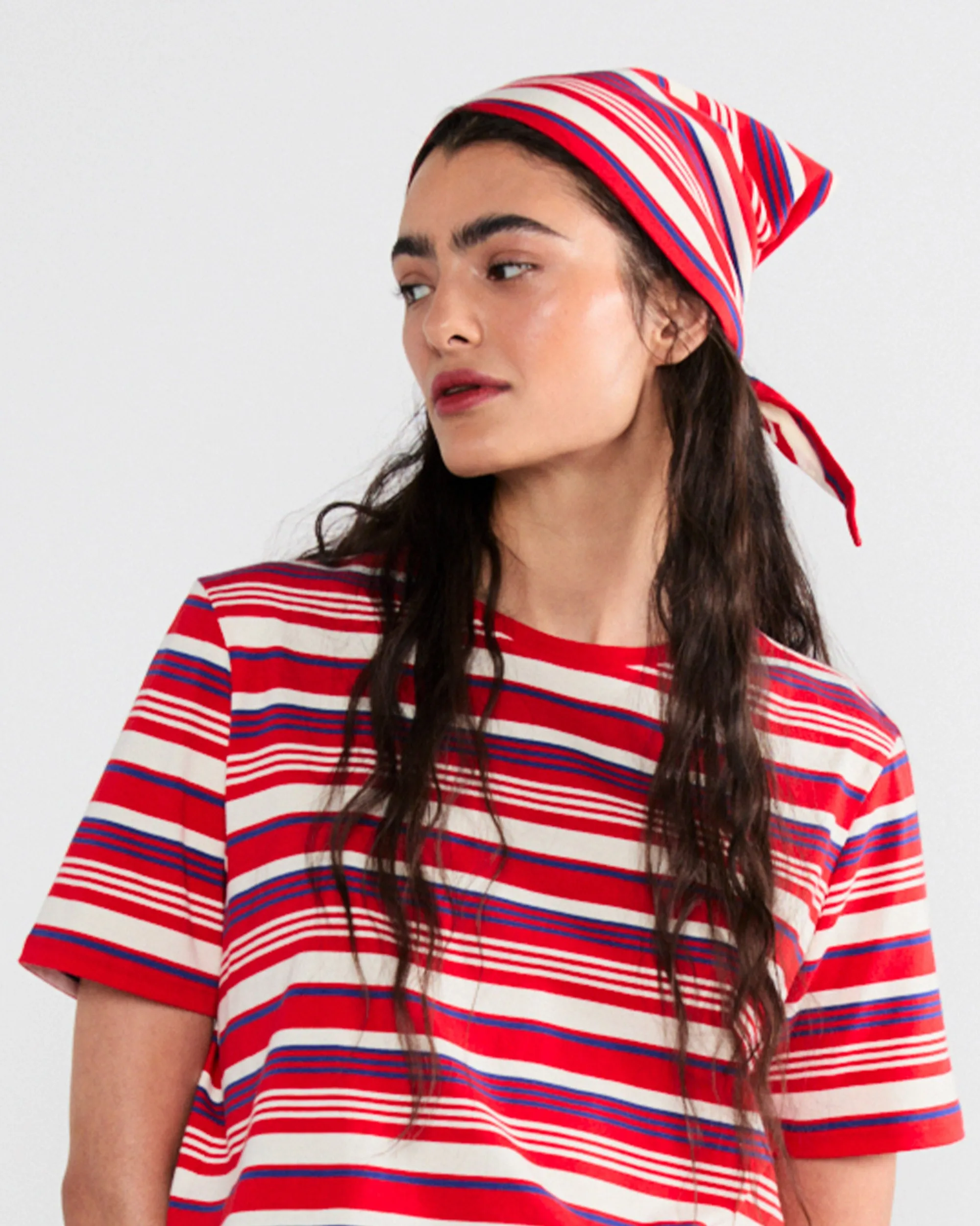 The Tate - Tomato Multistripe sold by Kule product image thumbnail 2