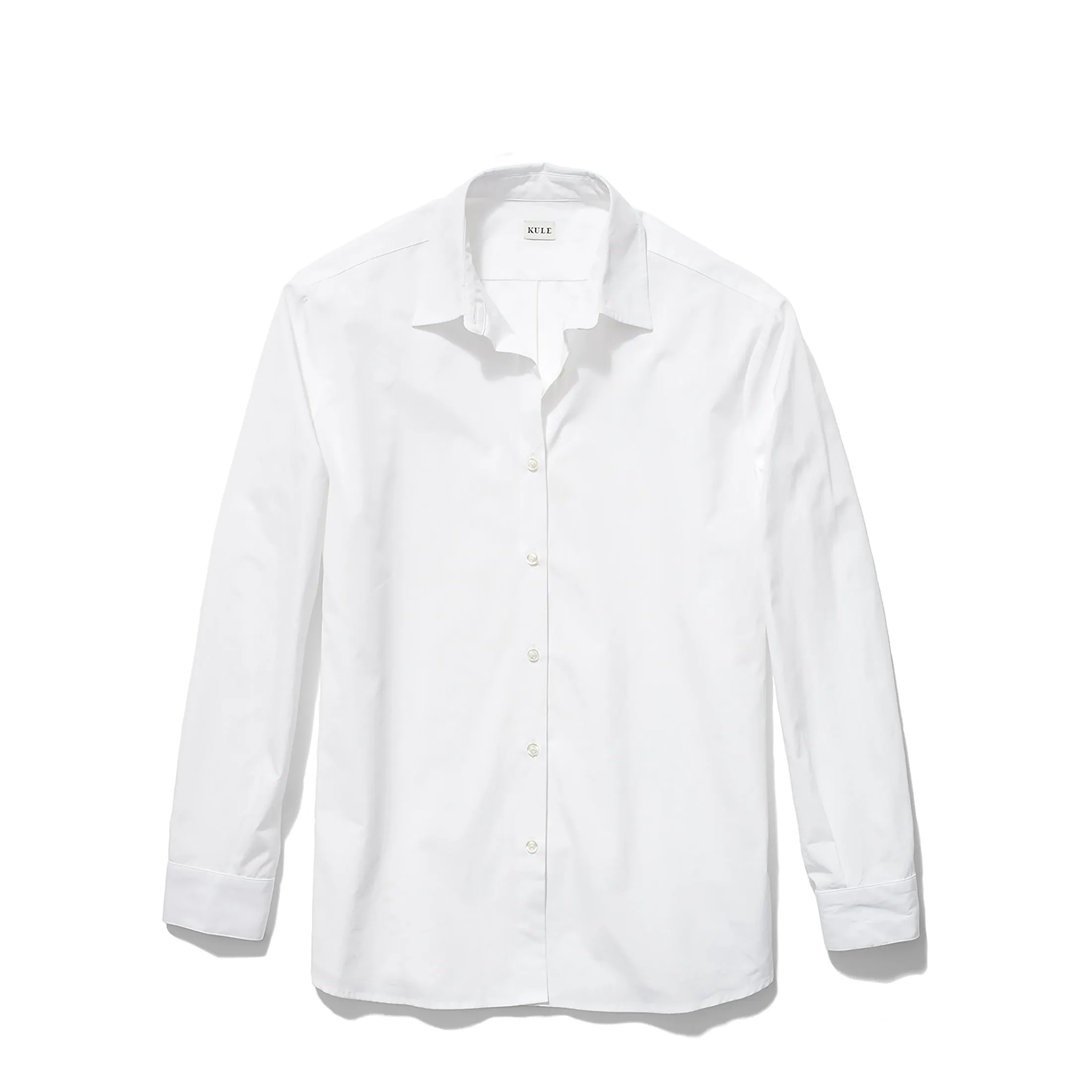 The Hutton Oversized Shirt - White sold by Kule