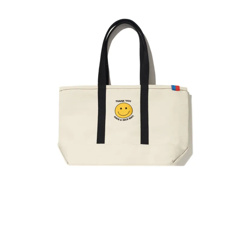 The Over the Shoulder Embroidered Take Out Medium Tote - Canvas sold by Kule