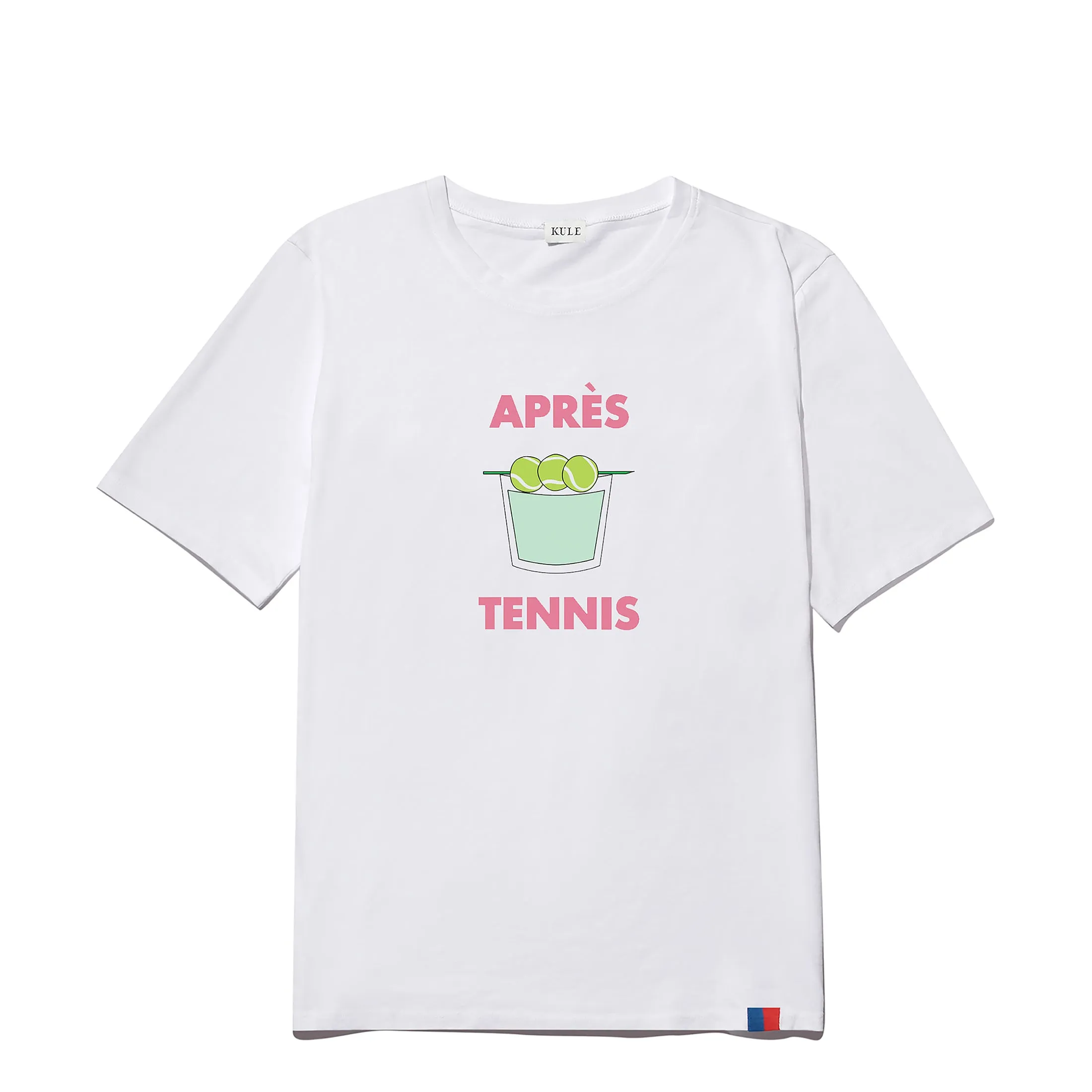 The Modern Après Tennis - White/Blush sold by Kule