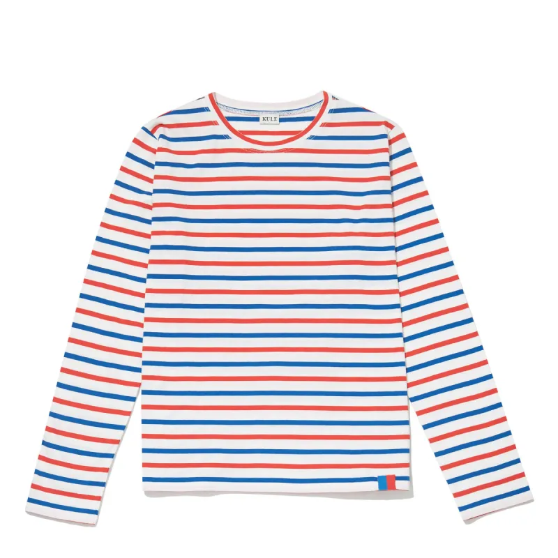 The Modern Long - White/True Blue/Poppy sold by Kule