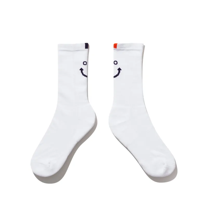 The Women's Line Smile Sock - White sold by Kule