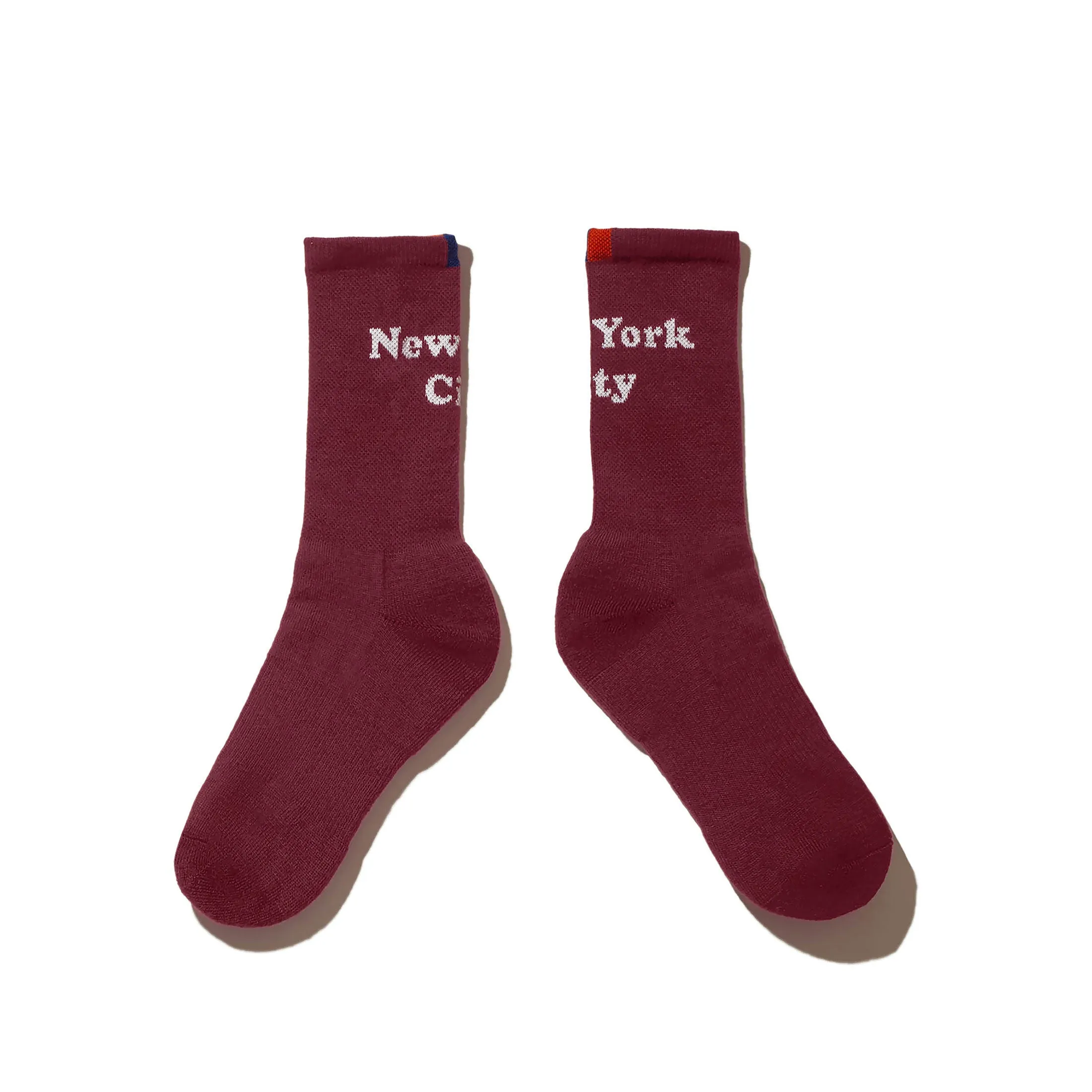 The Women's NYC Sock - Merlot sold by Kule