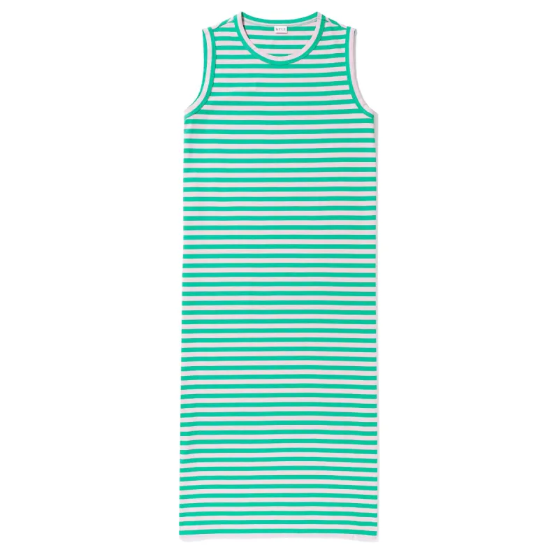 The Tank Dress - Green/Blush sold by Kule