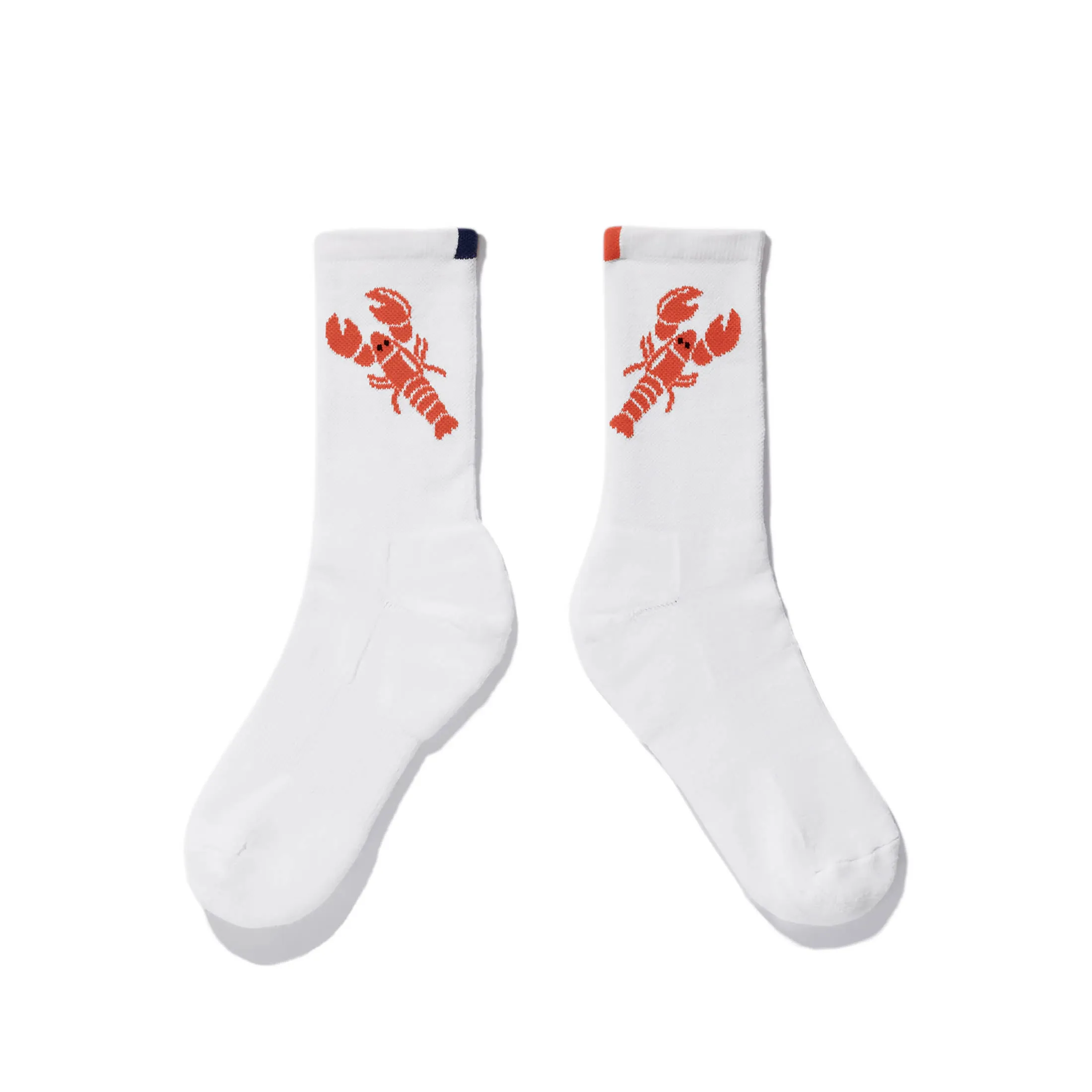 The Women's Lobster Sock - White sold by Kule