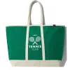 The Over the Shoulder Tennis Tote - Green sold by Kule