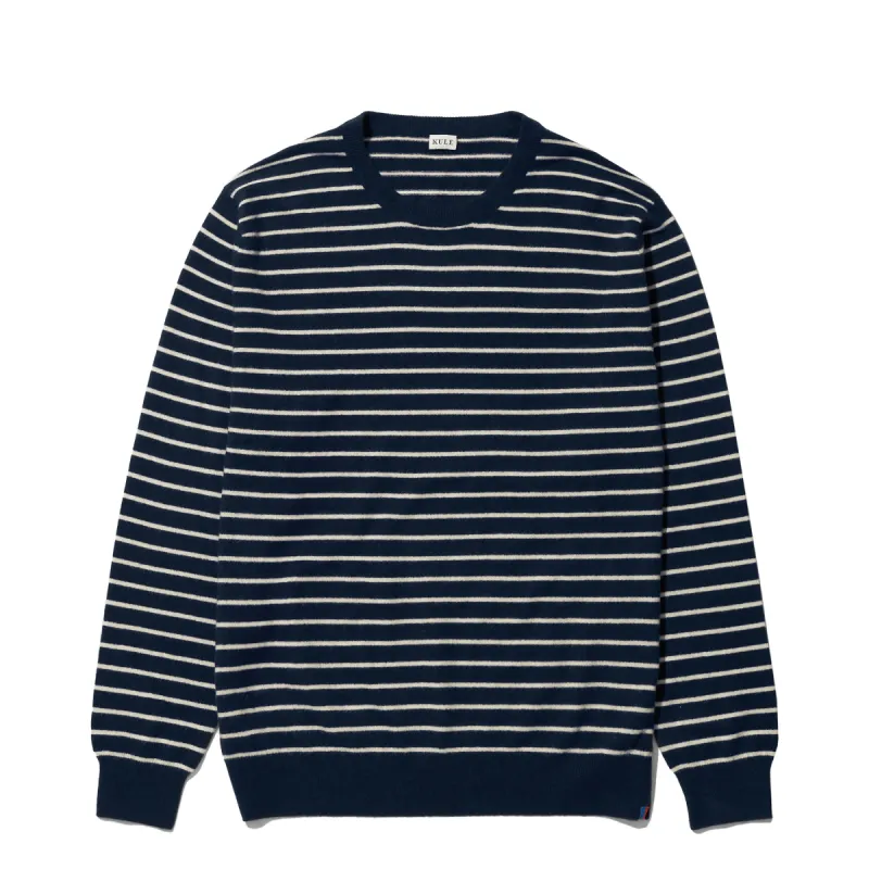 The Cashmere Edward - Navy/Cream made by Kule