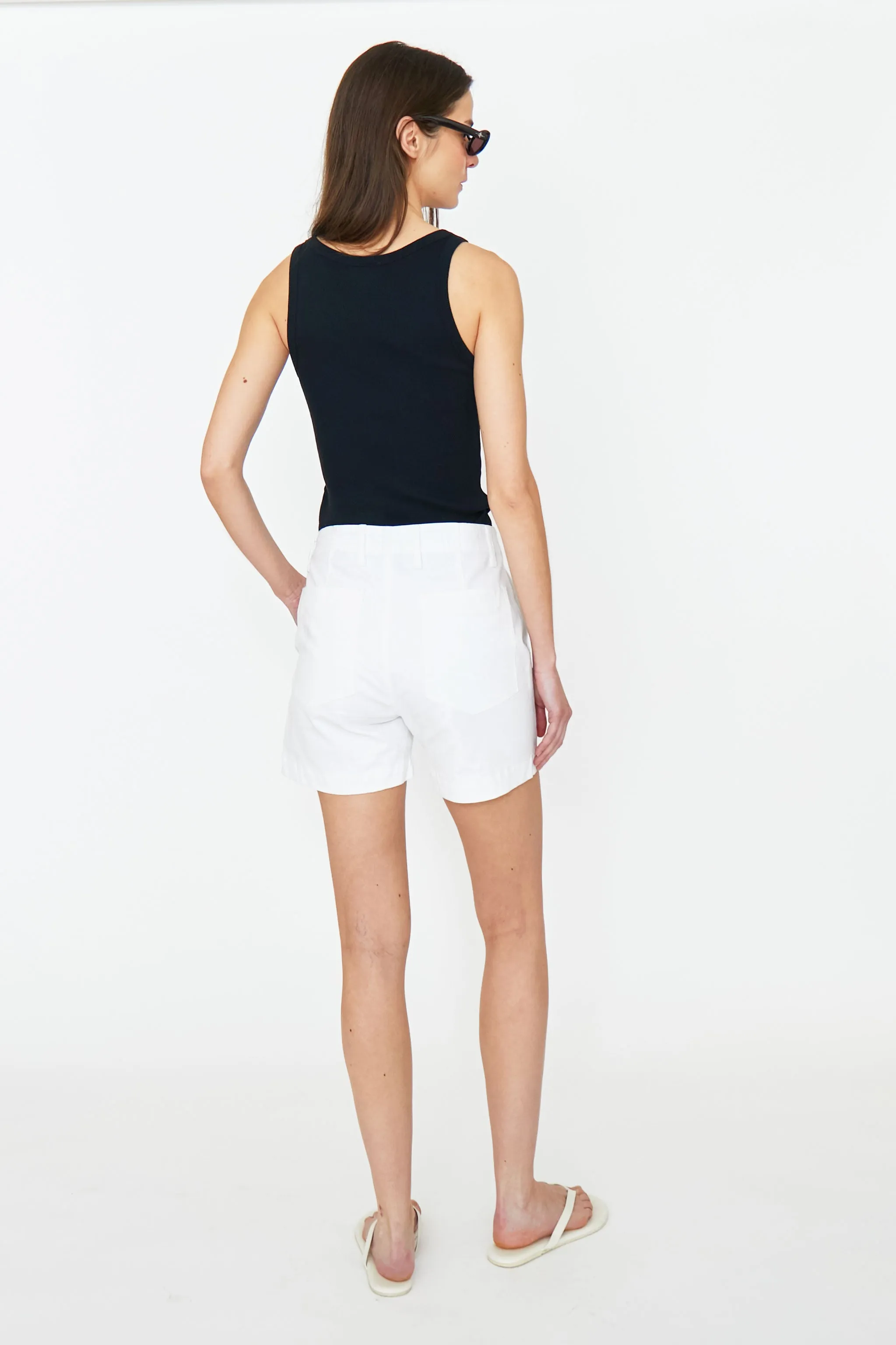 The City Short - White sold by Kule product image thumbnail 4