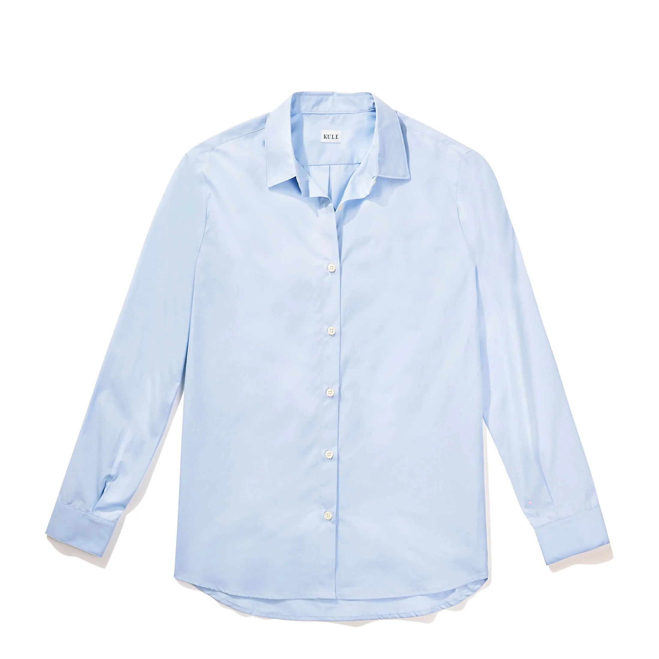The Hutton Oversized Shirt - Banker Blue sold by Kule