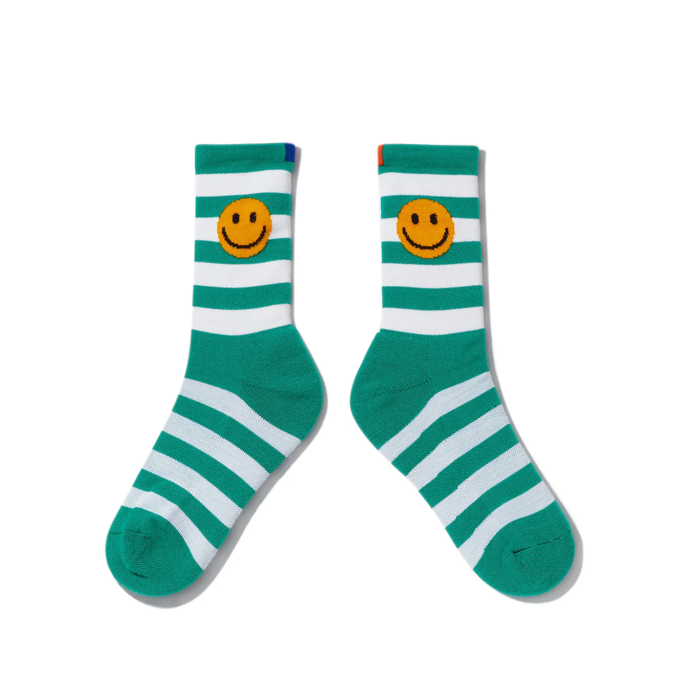 The Men's Rugby Smile Sock - Green/White sold by Kule