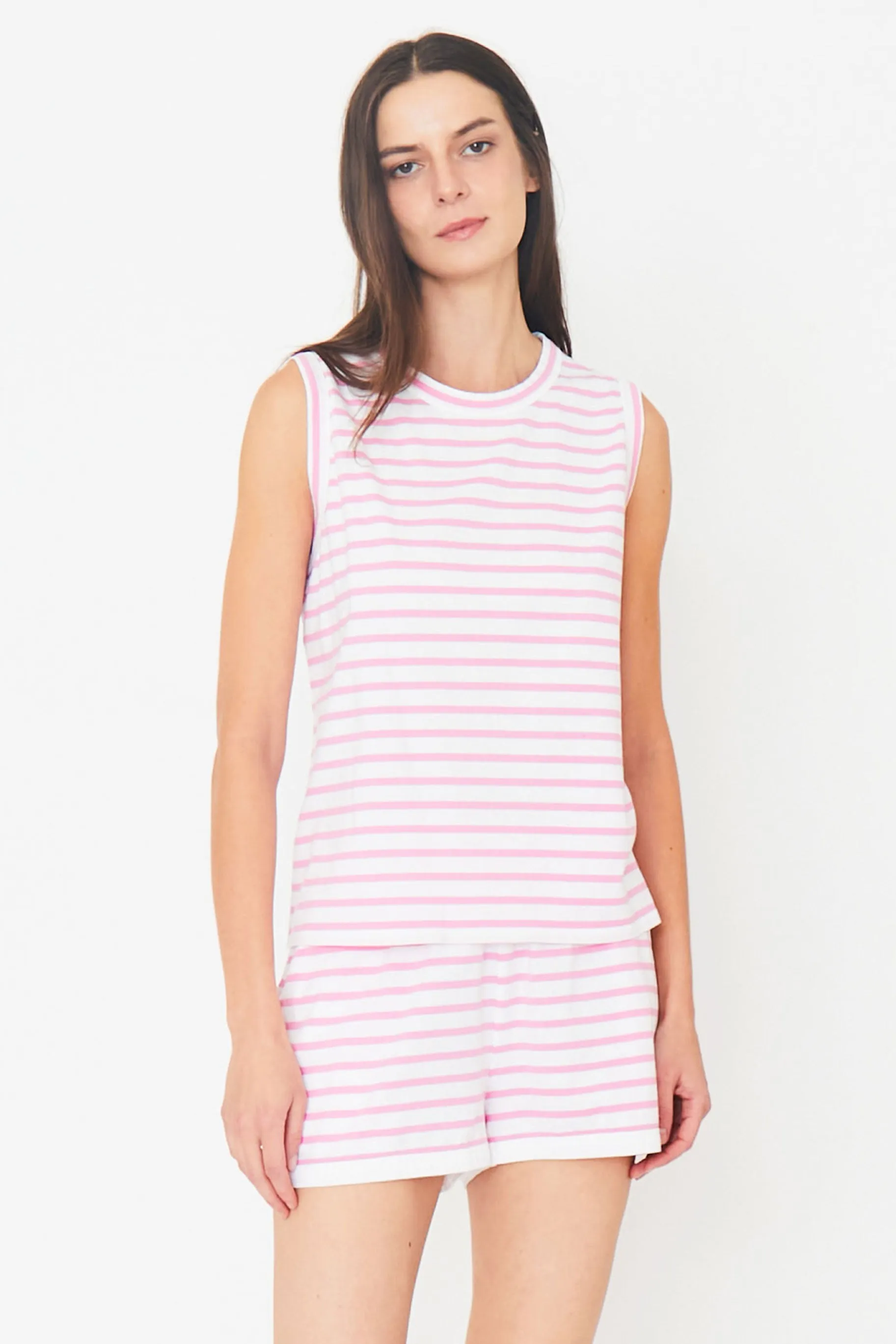 The Tank - White/Hot Pink sold by Kule product image thumbnail 2