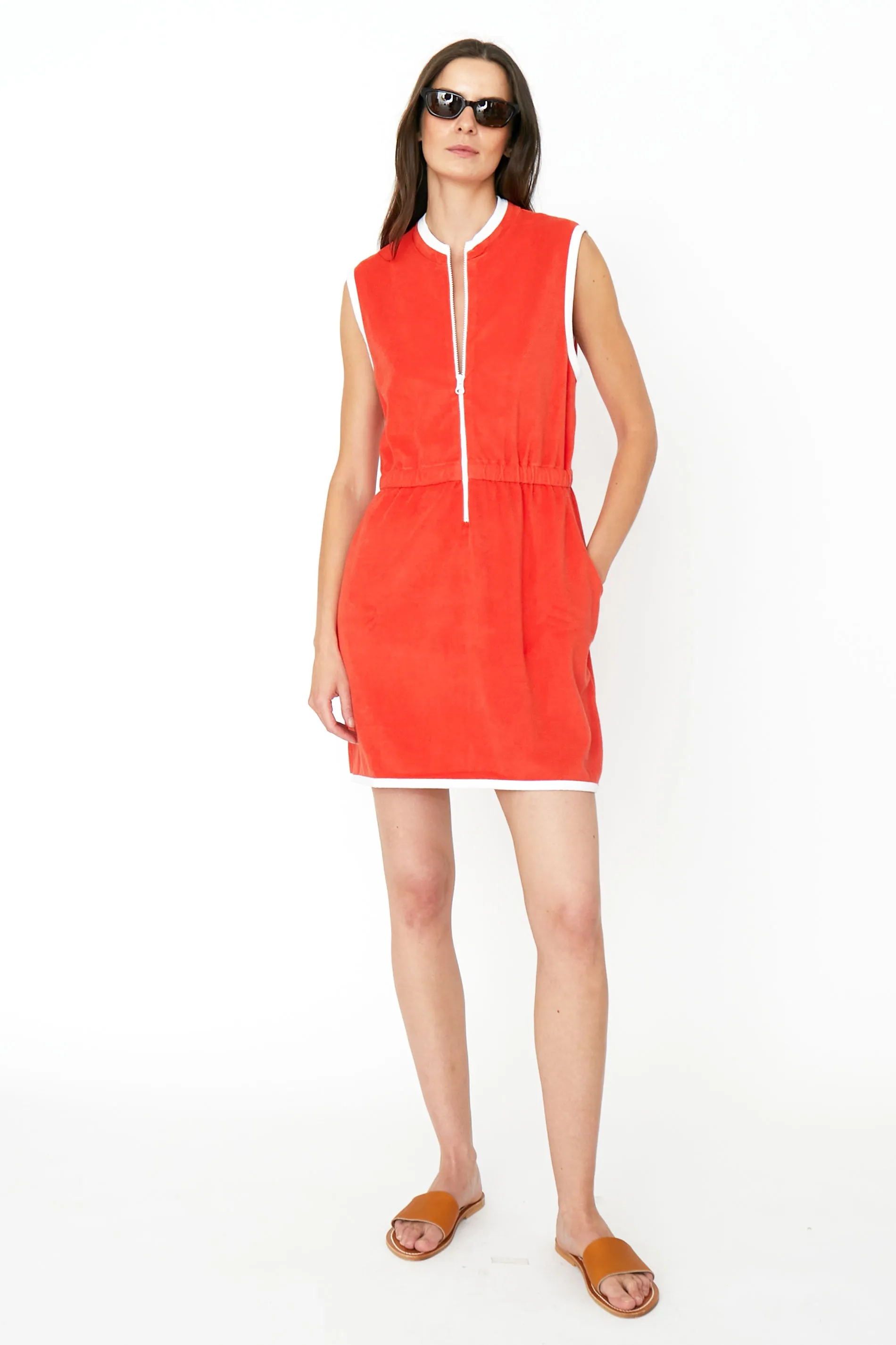 The Terry Dress - Poppy sold by Kule product image thumbnail 3