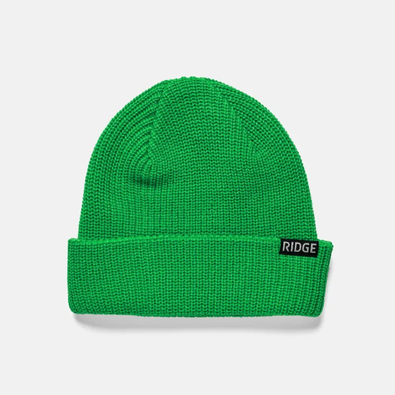 Ridge Classic Cuffed Beanie - Voodoo Green sold by The Ridge