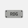Personalized Logo Plate - Stonewashed Titanium sold by The Ridge