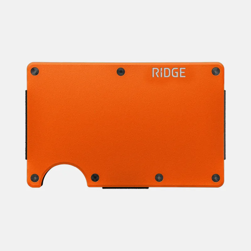 Ridge Wallet - Basecamp Orange sold by The Ridge