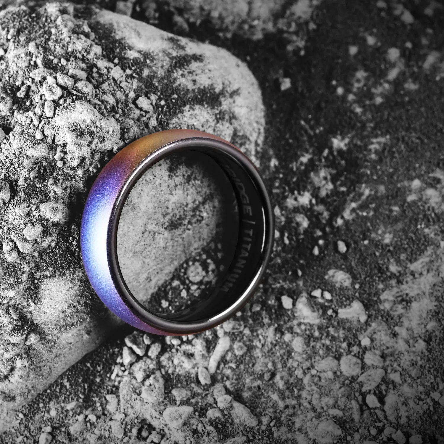 Ridge 6mm Rounded Ring Set - Burnt Titanium sold by The Ridge product image thumbnail 5