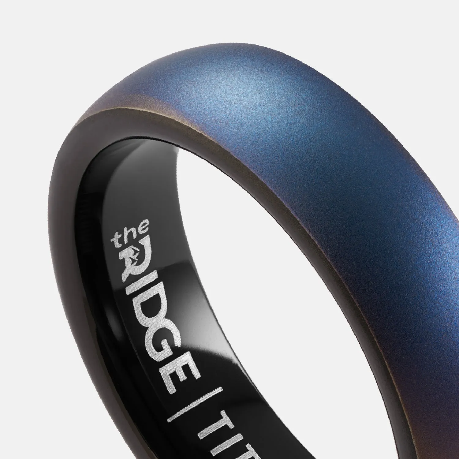 Ridge 6mm Rounded Ring Set - Burnt Titanium sold by The Ridge product image thumbnail 4