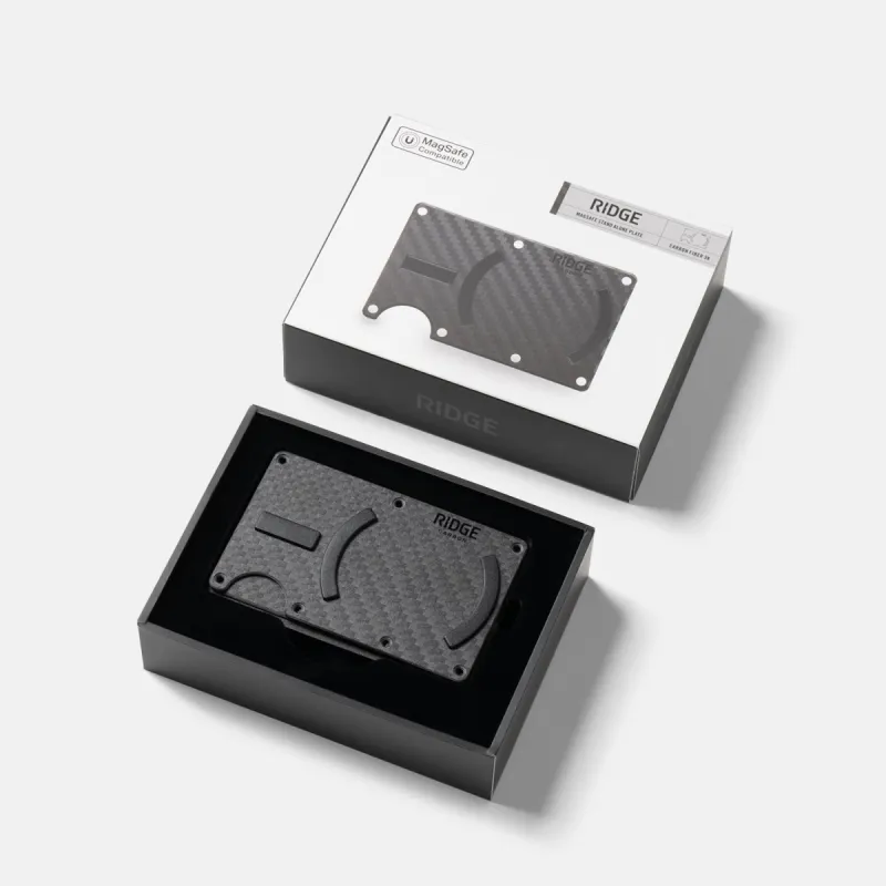 Ridge Plates For MagSafe - Carbon Fiber 3k sold by The Ridge