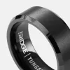Ridge 8mm Beveled Ring Set - Gunmetal sold by The Ridge