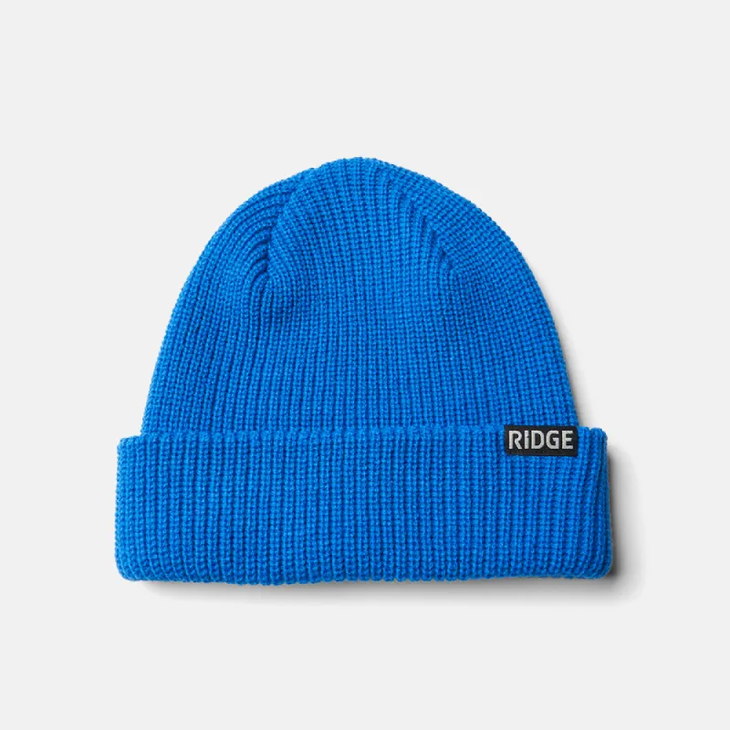 Ridge Classic Cuffed Beanie - High Dive Blue sold by The Ridge