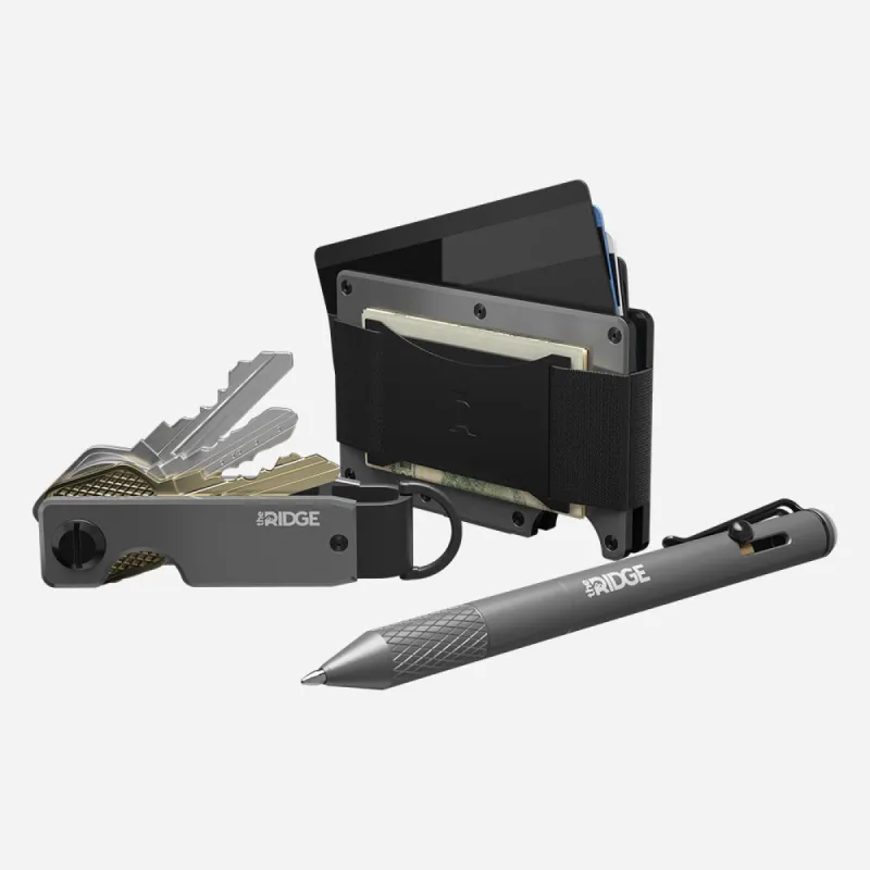 Everyday Carry Kit - Gunmetal [HIDE] sold by The Ridge