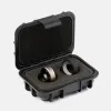 Ridge 8mm Beveled Ring Set - Burnt Titanium sold by The Ridge