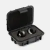 Ridge 8mm Beveled Ring Set - Forged Carbon sold by The Ridge