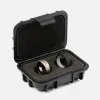 Ridge 8mm Beveled Ring Set - Stonewashed Titanium sold by The Ridge