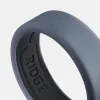 Ridge 8mm Silicone Ring Set - Gunmetal sold by The Ridge