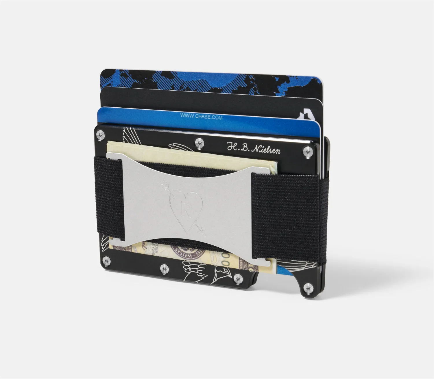 Ridge Wallet H.B. Nielsen - Silver Swallows sold by The Ridge product image thumbnail 3