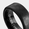 Ridge 8MM Beveled Ring Set - Carbon Fiber 3k sold by The Ridge