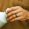 Ridge 6mm Silicone Ring Set - Gunmetal sold by The Ridge