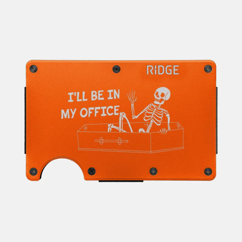 Ridge Wallet - Graveyard Shift - Basecamp Orange made by The Ridge